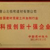 中國建材報社科技創新十強企業2011